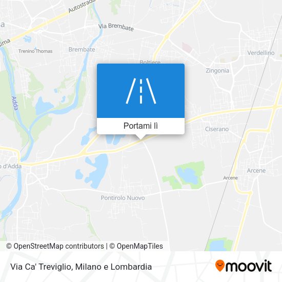 Mappa Via Ca' Treviglio