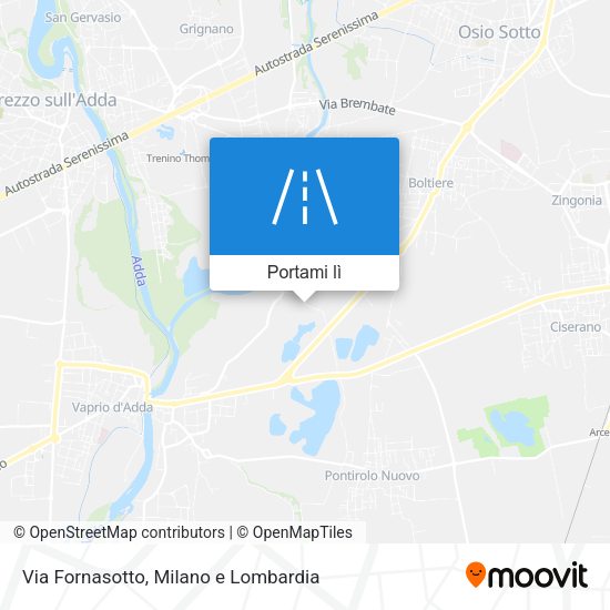 Mappa Via Fornasotto