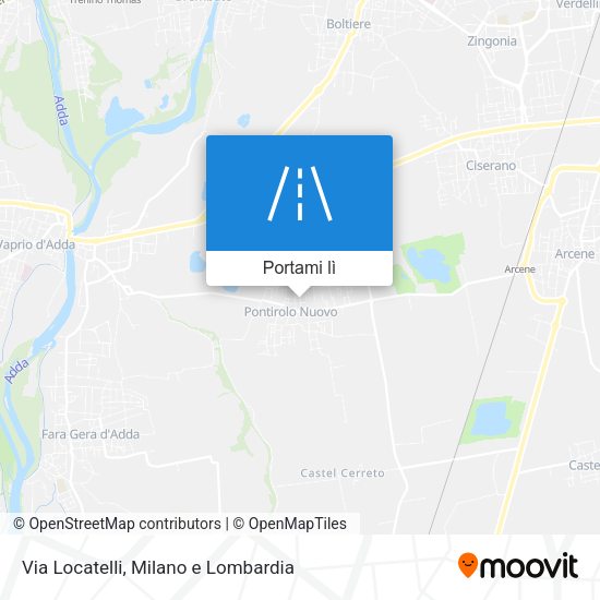 Mappa Via Locatelli