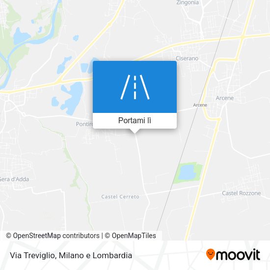 Mappa Via Treviglio