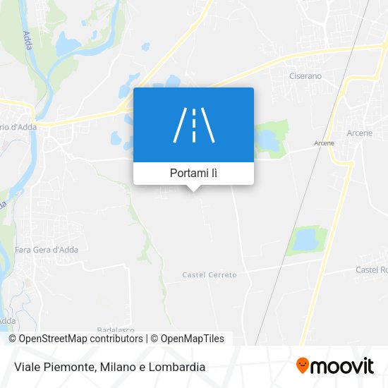Mappa Viale Piemonte