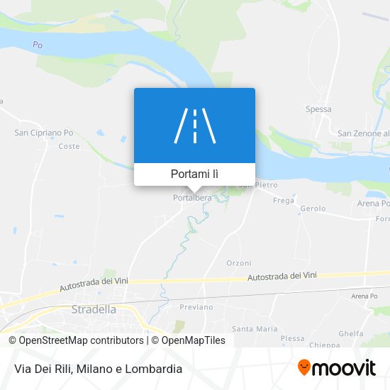 Mappa Via Dei Rili