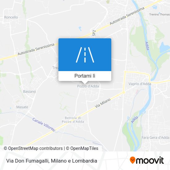 Mappa Via Don Fumagalli