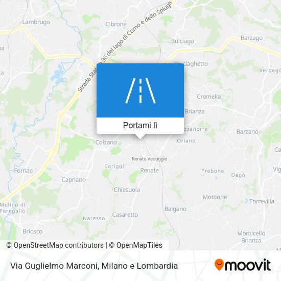 Mappa Via Guglielmo Marconi