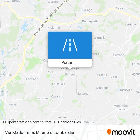 Mappa Via Madonnina