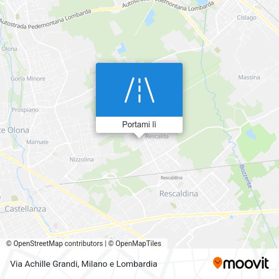 Mappa Via Achille Grandi