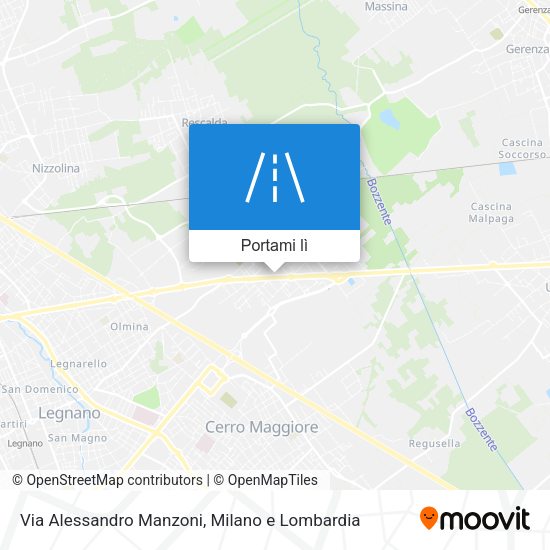 Mappa Via Alessandro Manzoni