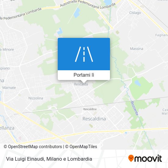 Mappa Via Luigi Einaudi