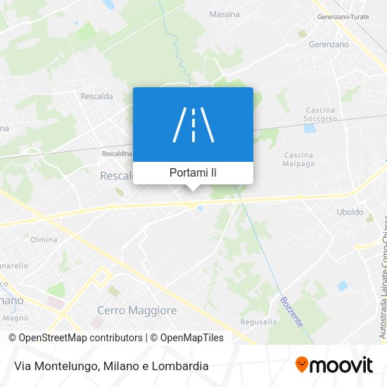 Mappa Via Montelungo