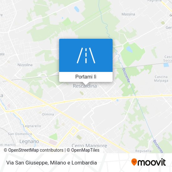 Mappa Via San Giuseppe