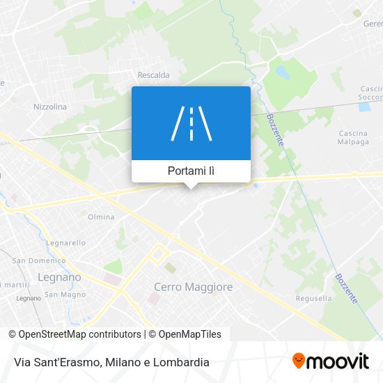 Mappa Via Sant'Erasmo