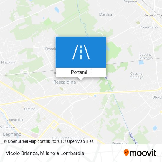 Mappa Vicolo Brianza