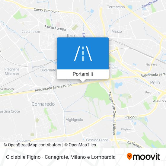 Mappa Ciclabile Figino - Canegrate