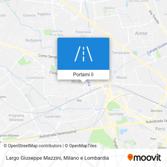 Mappa Largo Giuseppe Mazzini