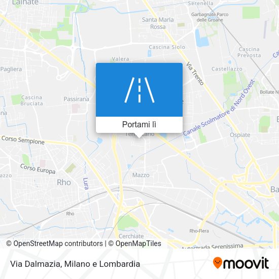 Mappa Via Dalmazia