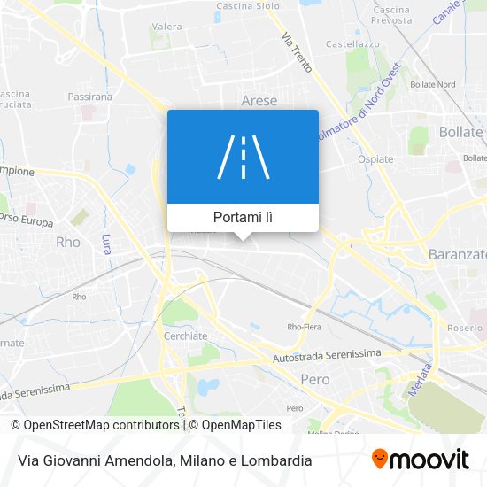 Mappa Via Giovanni Amendola