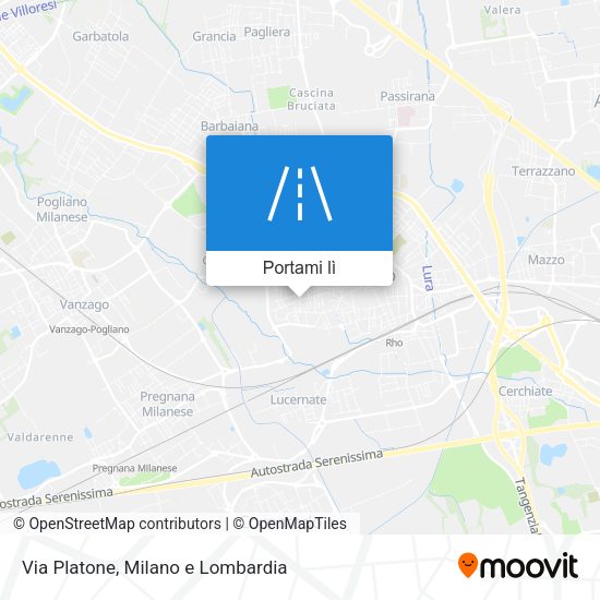 Mappa Via Platone
