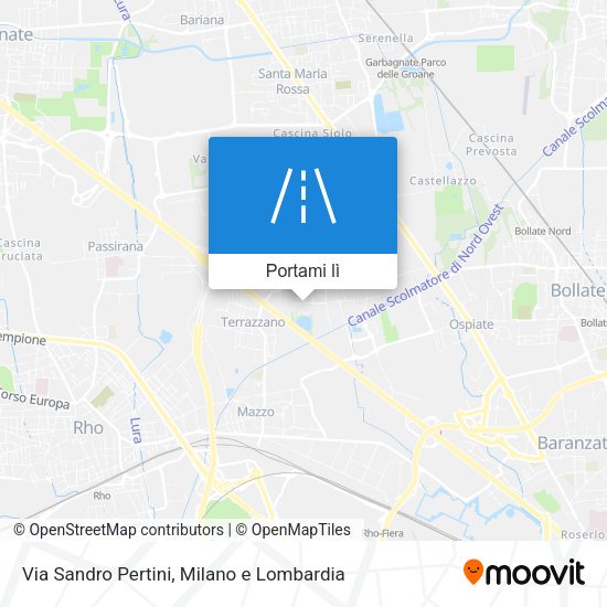 Mappa Via Sandro Pertini