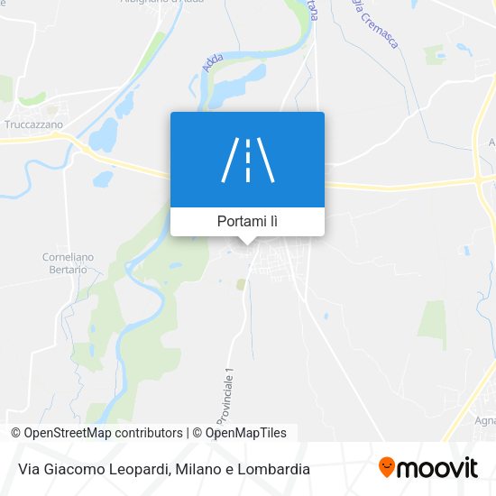 Mappa Via Giacomo Leopardi