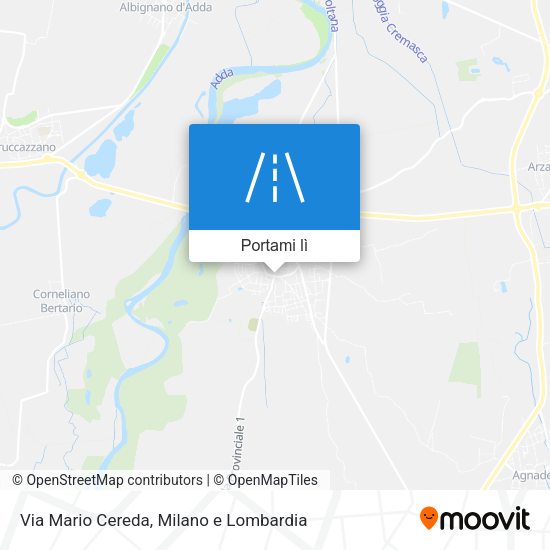 Mappa Via Mario Cereda