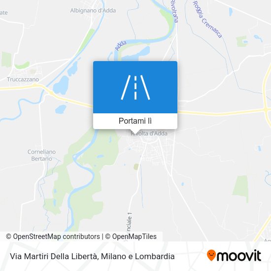 Mappa Via Martiri Della Libertà