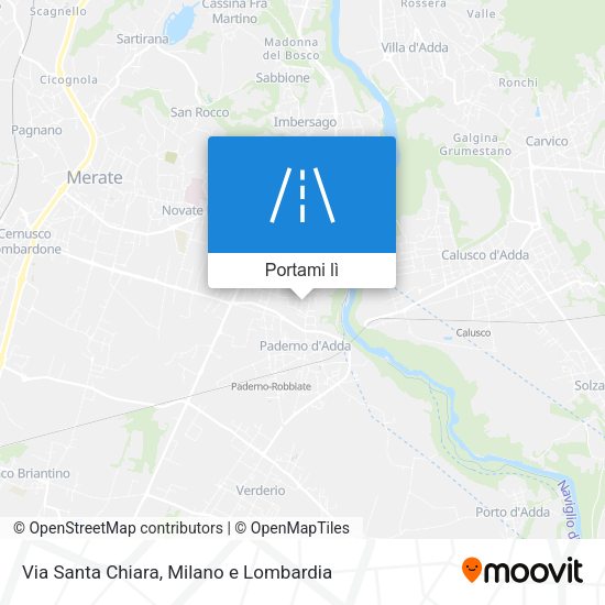 Mappa Via Santa Chiara