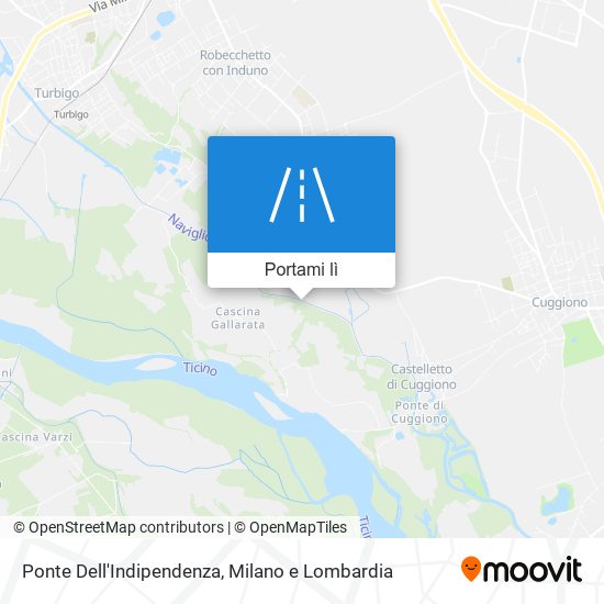 Mappa Ponte Dell'Indipendenza