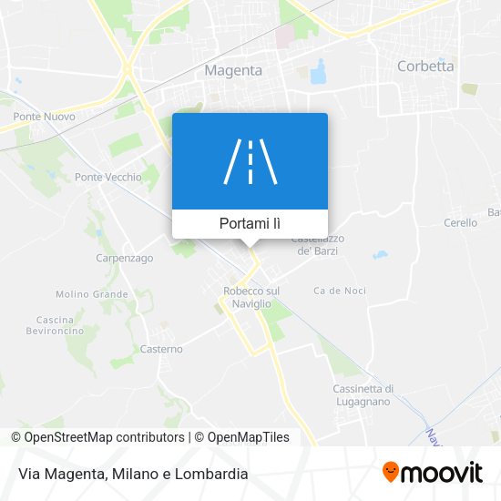 Mappa Via Magenta