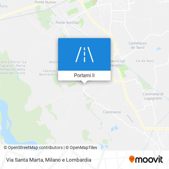 Mappa Via Santa Marta