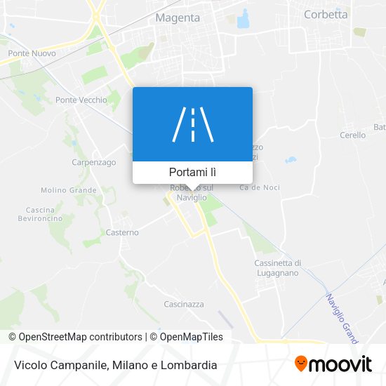 Mappa Vicolo Campanile