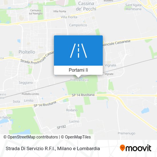 Mappa Strada Di Servizio R.F.I.