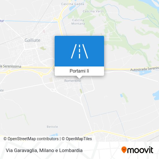 Mappa Via Garavaglia
