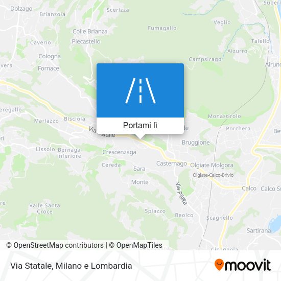 Mappa Via Statale