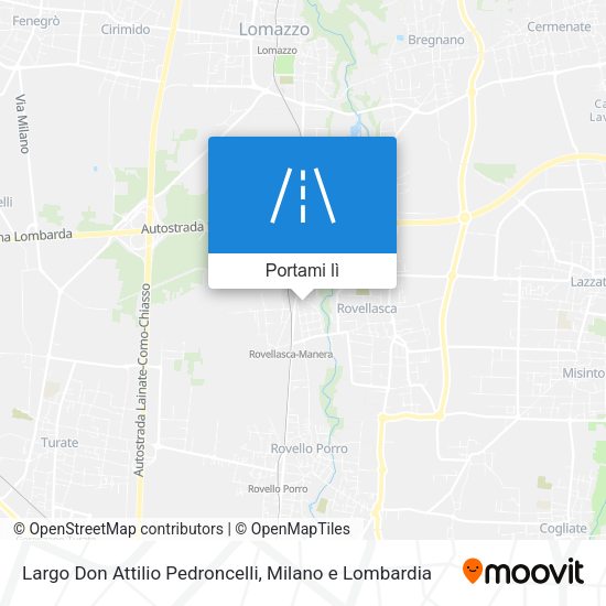 Mappa Largo Don Attilio Pedroncelli