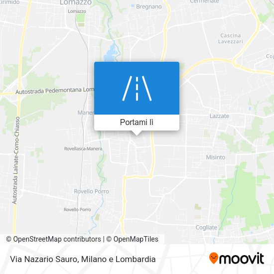 Mappa Via Nazario Sauro