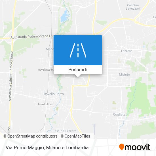 Mappa Via Primo Maggio