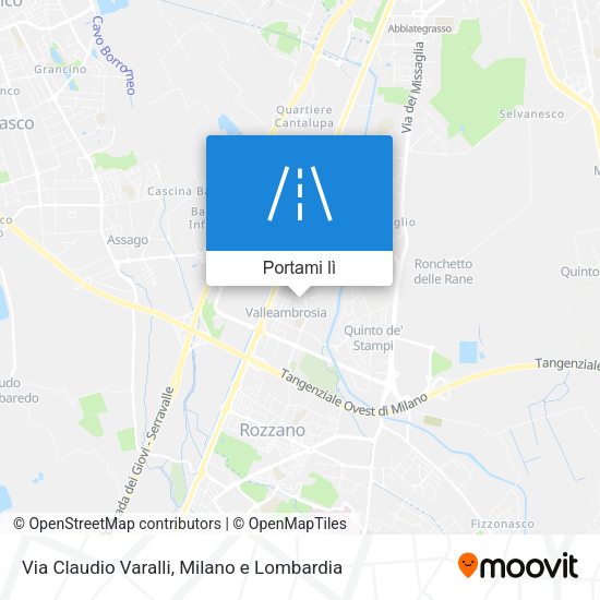 Mappa Via Claudio Varalli