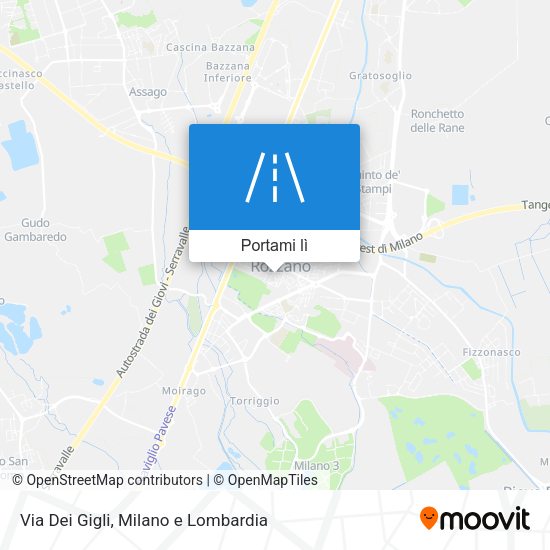 Mappa Via Dei Gigli
