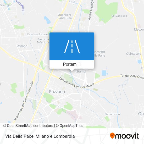 Mappa Via Della Pace