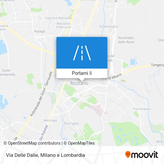 Mappa Via Delle Dalie