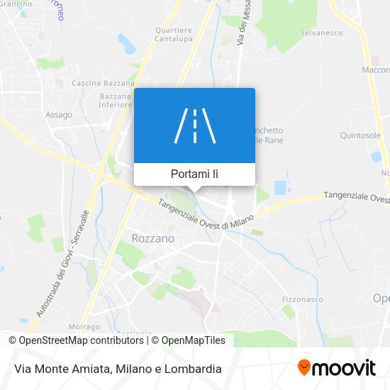 Mappa Via Monte Amiata