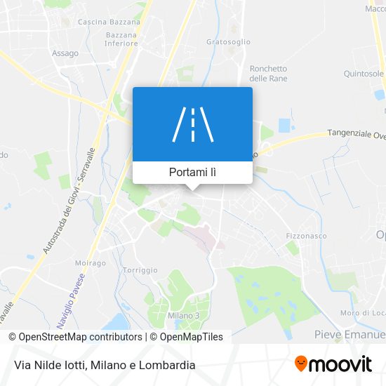 Mappa Via Nilde Iotti