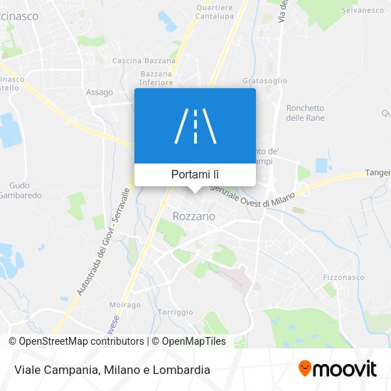 Mappa Viale Campania