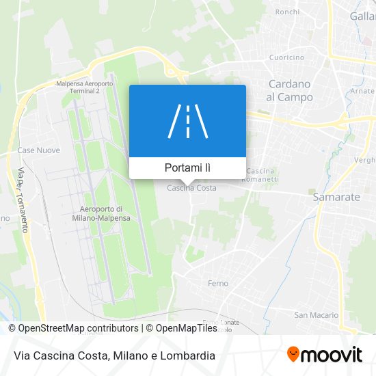Mappa Via Cascina Costa