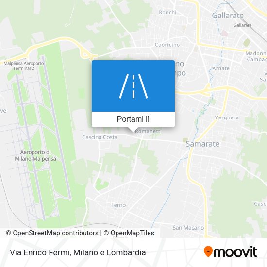 Mappa Via Enrico Fermi
