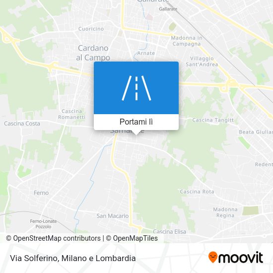 Mappa Via Solferino