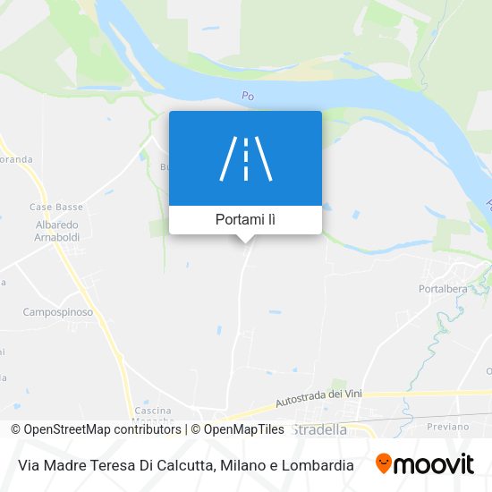 Mappa Via Madre Teresa Di Calcutta