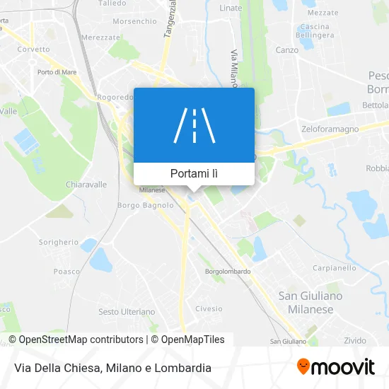 Mappa Via Della Chiesa