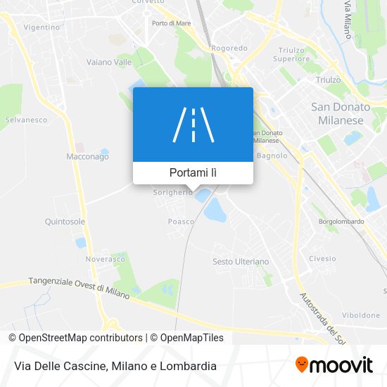 Mappa Via Delle Cascine