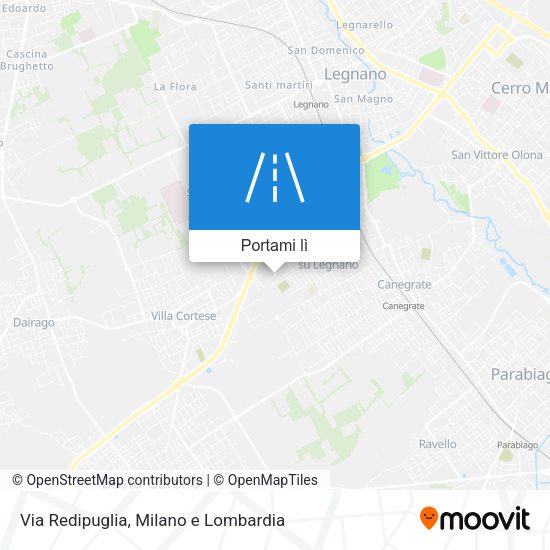 Mappa Via Redipuglia